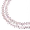 Picture of Crystal Lane 3x4mm Transparent Pink Aurora Borealis Rondelle, 2 Strand 7" Strands