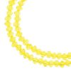 Picture of Crystal Lane 3x4mm Transparent Yellow Rondelle, 2 Strand 7" Strands