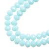 Picture of Crystal Lane 4x6mm Opaque Light Blue Rondelle, 2 Strand 7" Strands