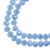 Picture of Crystal Lane 4x6mm Opaque Light Periwinkle Rondelle, 2 Strand 7" Strands