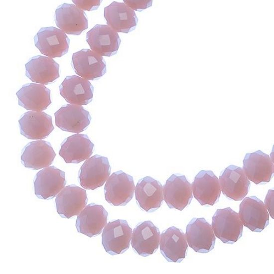 Picture of Crystal Lane 4x6mm Opaque Mauve, 2 Strand 7" Strands