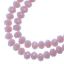 Picture of Crystal Lane 4x6mm Opaque Mauve, 2 Strand 7" Strands