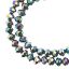 Picture of Crystal Lane 4x6mm Opaque Multi-Color Iris Rondelle, 2 Strand 7" Strands