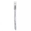 Picture of Crystal Lane 4x6mm Opaque Silver Iris Rondelle, 2 Strand 7" Strands