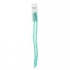Picture of Crystal Lane 4x6mm Opaque Turquoise Blue Rondelle, 2 Strand 7" Strands
