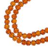 Picture of Crystal Lane 4x6mm Transparent Amber Rondelle, 2 Strand 7" Strands