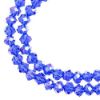 Picture of Crystal Lane 4x6mm Transparent Sapphire Aurora Borealis Rondelle, 2 Strand 7" Strands