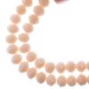 Picture of Crystal Lane 8x10mm Opaque Light Cream Rondelle, 2 Strand 7" Strands