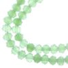 Picture of Crystal Lane 8x10mm Opaque Light Green Rondelle, 2 Strand 7" Strands