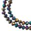 Picture of Crystal Lane 8x10mm Opaque Multi-Color Iris Rondelle, 2 Strand 7" Strands
