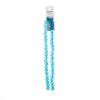 Picture of Crystal Lane 8x10mm Transparent Blue Aurora Borealis Rondelle, 2 Strand 7" Strands