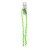 Picture of Crystal Lane 8x10mm Transparent Green Aurora Borealis Rondelle, 2 Strand 7" Strands