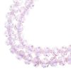 Picture of Crystal Lane 8x10mm Transparent Pink Aurora Borealis Rondelle, 2 Strand 7" Strands