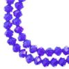 Picture of Crystal Lane 8x10mm Transparent Sapphire Aurora Borealis Rondelle, 2 Strand 7" Strands
