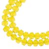 Picture of Crystal Lane 8x10mm Transparent Yellow Rondelle, 2 Strand 7" Strands