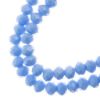Picture of Crystal Lane 4x6mm Opaque Periwinkle Rondelle, 2 Strand 7" Strands