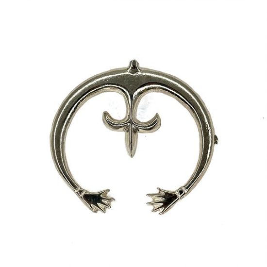 Picture of Sterling Silver Machine Cast Naja with Loop, 56mm