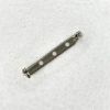 Picture of Nickel Plated Pin Backs full length 1.5 Inch, pin width .036"<br />10 Pin Backs