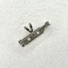 Picture of Nickel Silver Pin Backs With Bail 1"<br />10 Pin Backs
