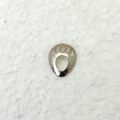 Picture of Sterling Silver Shadow Box Right Bear Paw Mini 12.5x10mm
