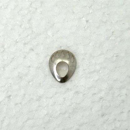 Picture of Sterling Silver Shadow Box Left Bear Paw Mini 12.5x10mm
