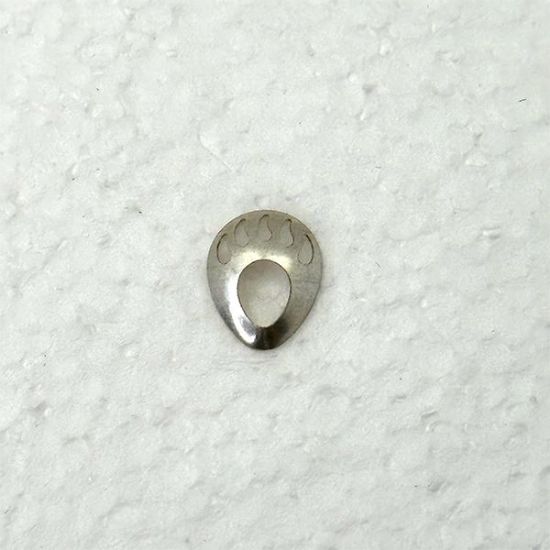 Picture of Sterling Silver Shadow Box Left Bear Paw Mini 12.5x10mm