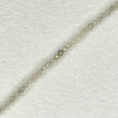 Picture of Moonstone Round Faceted Bead 3mm 16" Strand