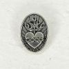 Picture of Sacred Heart Button w/ Loop 13x18mm