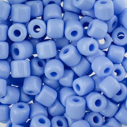 Picture of Czech Glass Rola Beads, Opaque Pale Blue, 4.5mm