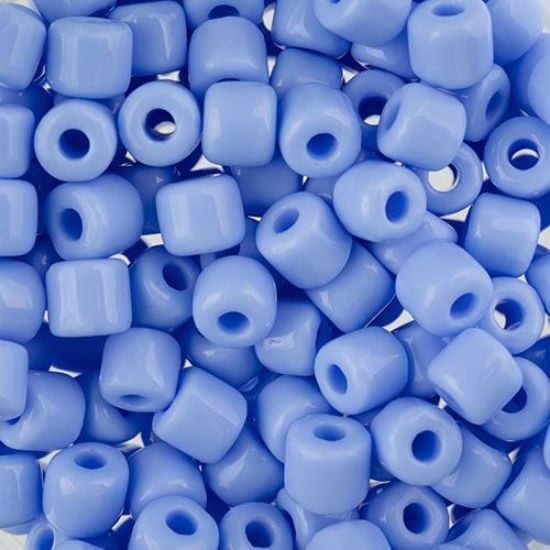 Picture of Czech Glass Rola Beads, Opaque Pale Blue, 4.5mm