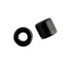 Picture of Czech Glass Rola Beads, Opaque Black, 6mm