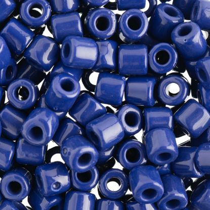 Picture of Czech Glass Rola Beads, Opaque Dark Royal, 6mm