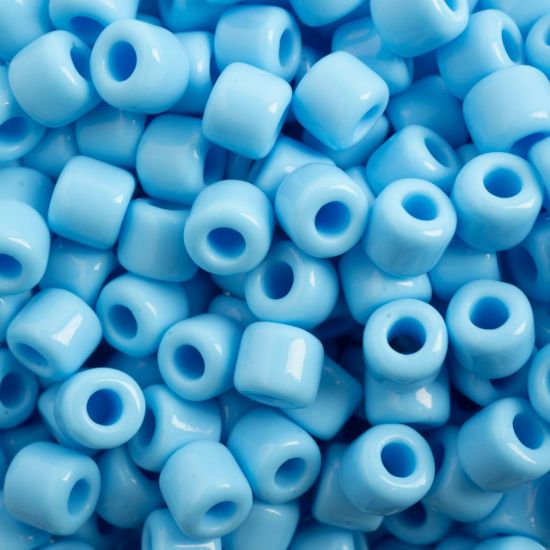 Picture of Czech Glass Rola Beads, Opaque Light Blue, 6mm