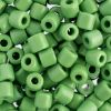 Picture of Czech Glass Rola Beads, Opaque Dark Light Green, 6mm