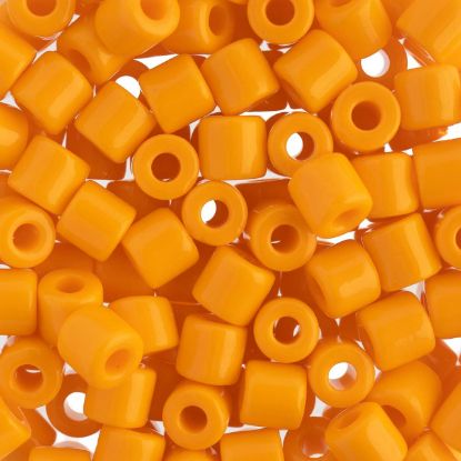 Picture of Czech Glass Rola Beads, Opaque Light Orange, 6mm