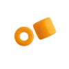 Picture of Czech Glass Rola Beads, Opaque Light Orange, 6mm