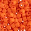Picture of Czech Glass Rola Beads, Opaque Orange, 6mm