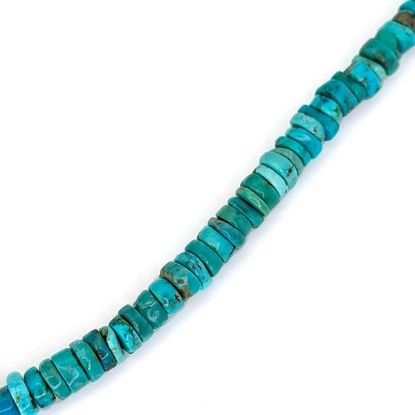 Picture of Royal Beauty Stabilized Turquoise Discs, 7mm, 16" Strand.