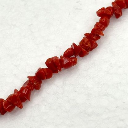 Picture of Natural Coral Small Chip Beads 16" Strand