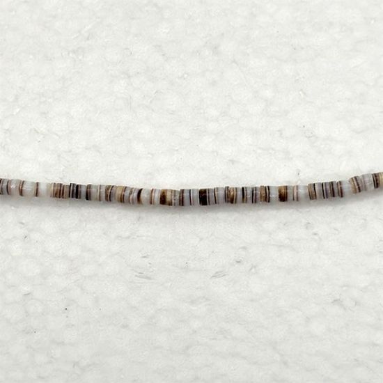 Picture of Tiger Cowrie Heishi Beads, 2-3mm.