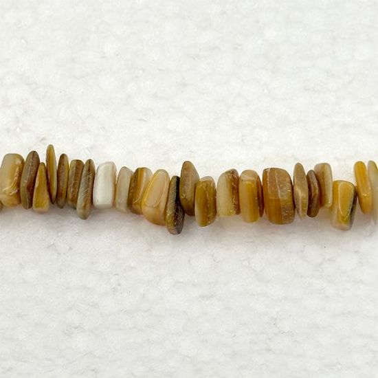 Picture of 4-8mm Small Gold Lip Chip Beads