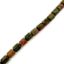 Picture of Unakite Barrel Bead, 8mm, 8" Strand