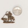 Picture of Red Bronze Calf Roper Rodeo Cast, 27x32mm