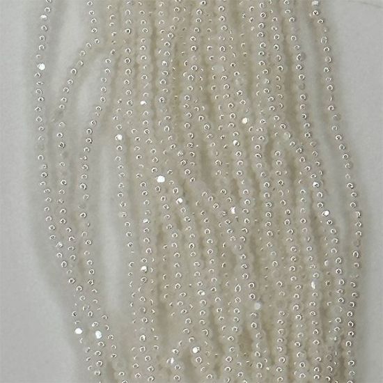 Picture of Size 13 Cut Czech Seed Bead, Opaque Ceylon White, Sold by the Hank