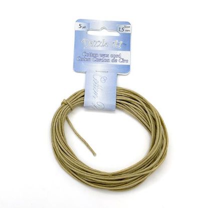 Picture of 1.5mm Waxed Natural Cotton 5 yards