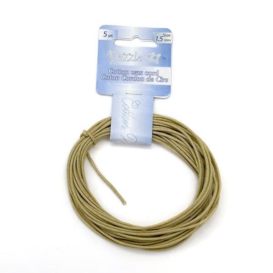 Picture of 1.5mm Waxed Natural Cotton 5 yards