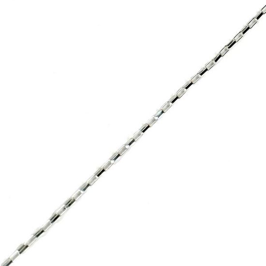 Picture of Sterling Silver Long Box Chain 20" x 1.2mm<br />Made in Italy