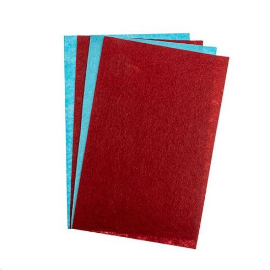 Picture of Good Felt, Burgandy & Sky Blue, 1.5mm, 5" x 8"