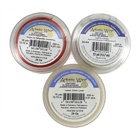 Picture for category silver plated artistic wire 24 ga