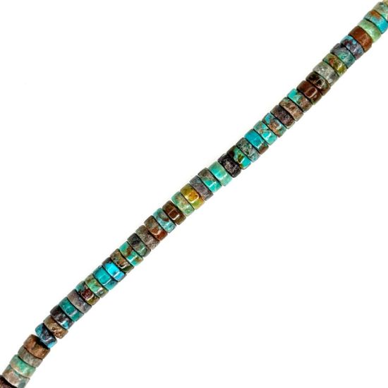 Picture of Royal Beauty Stabilized Blue Turquoise Heishi 5mm, 16" Strand